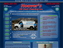 Tablet Screenshot of cleanairduct.com
